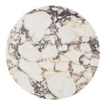 Androgyne marble table top, off white
