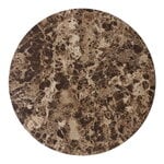 Audo Copenhagen Androgyne marble table top, brown