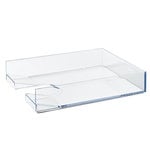 Storage containers, Document tray, clear, Transparent