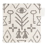 Maailman synty pot holder/trivet, white