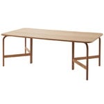 Dining tables, Aldus table 200 x 100 cm, oiled oak - oak veneer, Natural