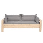 Sofa beds, Kaiku sofa bed, pine - light grey Hopper 61, Gray