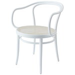 TON Armchair 30 tuoli, rottinki - valkoinen