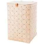 Verso Design Lastu Maxi birch basket with lid