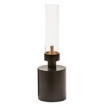 Candleholders, Patina oil lamp, mini, black, Black