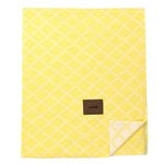 Merino blanket, yellow-white Merino blanket, yellow-white