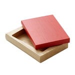 Mattiazzi Cassetta, frassino naturale - rosso