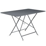 Patio tables, Bistro table, 117 x 77 cm, anthracite, Grey