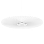 Lampada a sospensione Carmen 120 cm, bianca