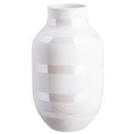 Vases, Omaggio vase, large, pearl, White
