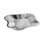Platters & bowls, Aalto bowl 358 mm, steel, Silver