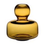 Flower vase, amber Flower vase, amber