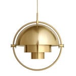Pendant lamps, Multi-Lite pendant, small, brass - shiny brass, Gold
