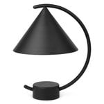 , Meridian table lamp, black, Black