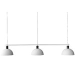 Lampada a sospensione Tribeca Hubert con struttura, bianca Lampada a sospensione Tribeca Hubert con struttura, bianca