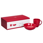 24h mug and bowl, red 24h mug and bowl, red