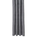 Shower curtains, Chambray shower curtain, striped, Gray