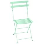 Patio chairs, Bistro Metal chair, opaline green, Green