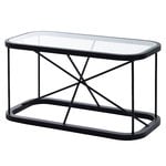 Couchtische, Tisch Twiggy 44 x 88 cm, schwarz, Schwarz