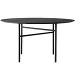 Snaregade table, round, 138 cm, black oak