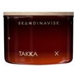 Scented candle with lid, TAKKA, 90 g