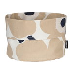 Pieni Unikko bread basket, off white - beige - dark blue Pieni Unikko bread basket, off white - beige - dark blue