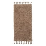 Cotton rugs, Amass long pile runner, 70 x 140 cm, white pepper, Beige