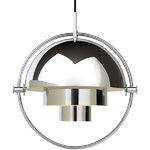 Lampada a sospensione Multi-Lite, cromo