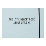Lasten sisustus, The little memory book about little me, turkoosi, Turkoosi