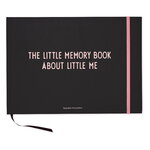 Kids' decor, The Little Memory Book about Little Me, black - pink, Black