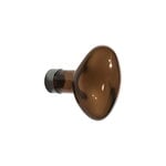 Wall hooks, Bubble hook, small, grey brown, Brown