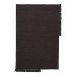 Wool rugs, Kelim rug, dark melange, 160 x 250 cm, Brown