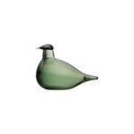 Vetro d'arte, Birds by Toikka, Chiffchaff, verde pino, Verde