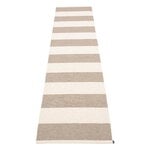 Pappelina Bob rug, 70 x 300 cm, mud - vanilla