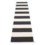 Pappelina Bob rug, 70 x 300 cm, black - vanilla