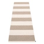 Pappelina Bob rug, 70 x 225 cm, mud - vanilla