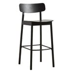 Barhocker und -stühle, Soma Barhocker, 75 cm, Esche schwarz lackiert, Schwarz