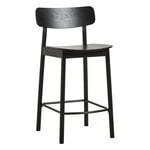 Barhocker und -stühle, Soma Thekenstuhl, 65 cm, Esche schwarz lackiert, Schwarz
