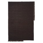 Wool rugs, Kelim rug, dark melange, 200 x 300 cm, Brown