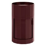 HAY Mobiletto Facet con piedi e ruote, high, burgundy