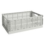 HAY Colour Crate kori, L, kierrätysmuovi, grey