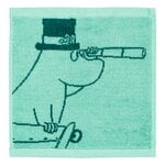 Moomin Arabia Moomin towel, 25 x 25 cm, Moominpappa teal