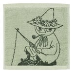 Moomin Arabia Moomin towel, 25 x 25 cm, Snufkin green