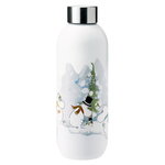 Stelton Keep Cool water bottle, white - Moomin
