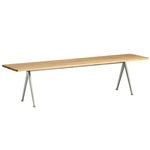 Benches, Pyramid bench 12, beige - lacquered oak, Natural