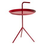 HAY DLM table, cherry red, high gloss