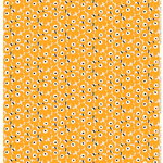 Mini Unikko fabric, beige-yellow-dark blue Mini Unikko fabric, beige-yellow-dark blue