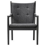 Armchairs & lounge chairs, Wegner 1788 easy chair, black oak - Hallingdal65 180, Black