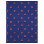Coperta Double Dot, blu Coperta Double Dot, blu