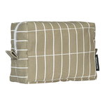 Vilja Tiiliskivi cosmetic bag, grey green - white Vilja Tiiliskivi cosmetic bag, grey green - white